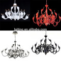 New Designer Swan Red Iron Chandelier Lighting for Home Decoration